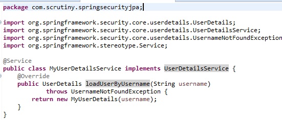 Loaduserbyusername spring 2025 security example